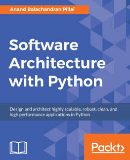 Pillai - Software architecture with python