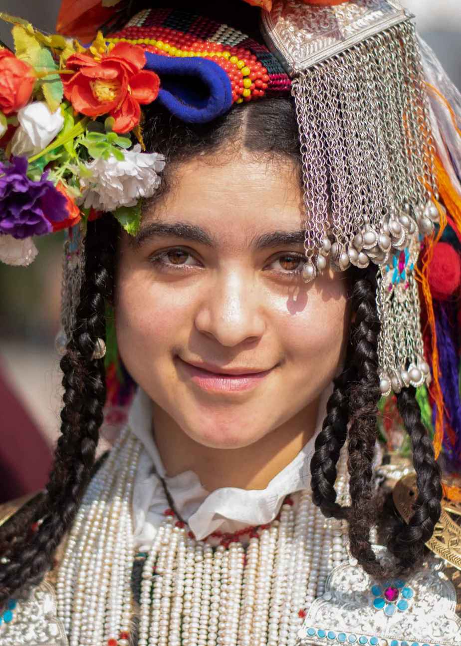 Photograph 5 Dard aryan woman in traditional Laddakh dress following the - photo 7