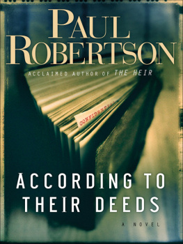 Paul Robertson - According to Their Deeds