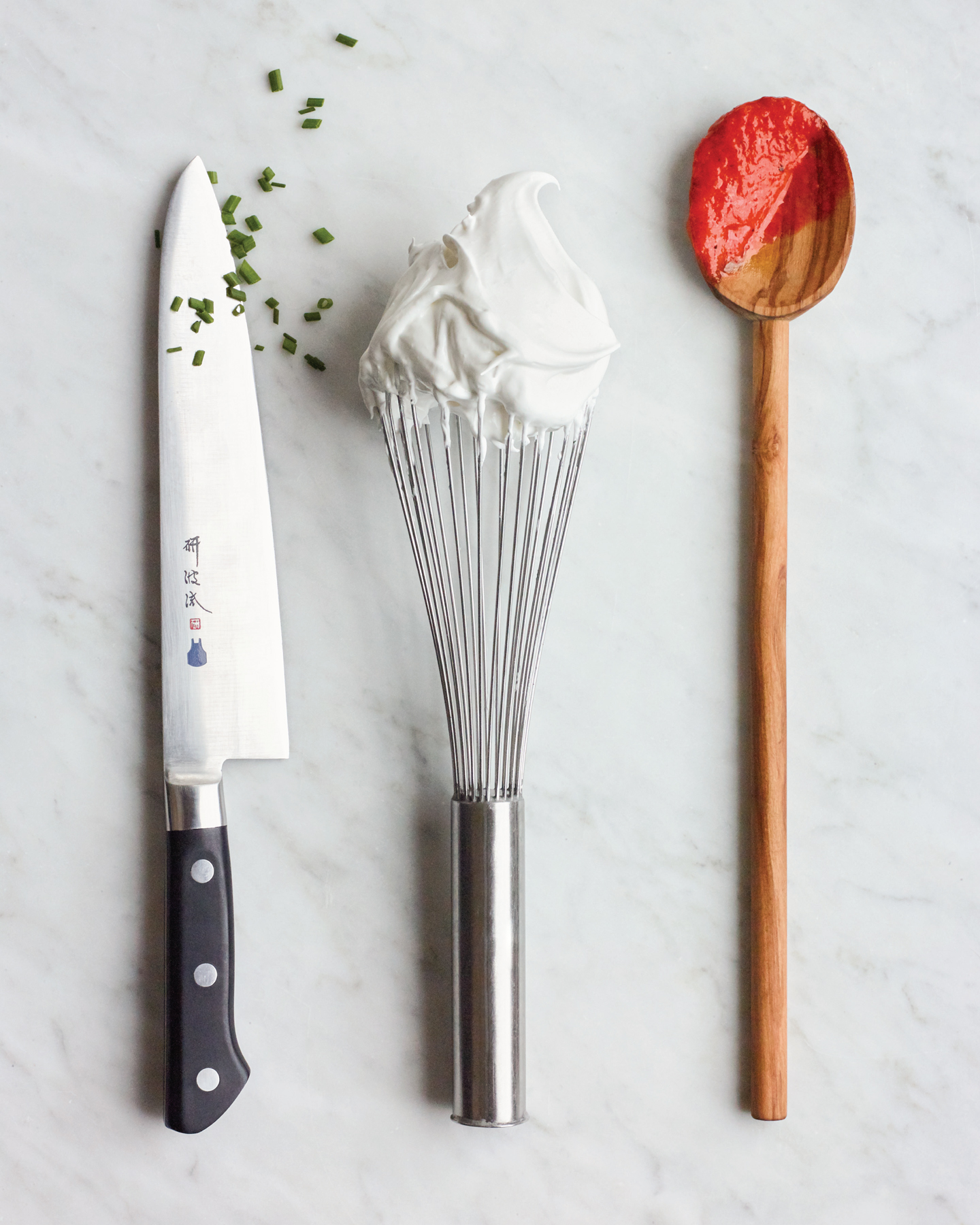 It is common for executive chefs in France to wear a black-and-white-striped - photo 1