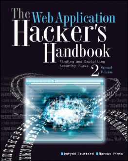 Stuttard Dafydd The Web Application Hackers Handbook: Finding and Exploiting Security Flaws