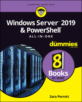 Perrott - Windows Server 2019 & Powershell All-In-One for Dummies