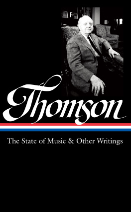 Thomson - Virgil Thomson