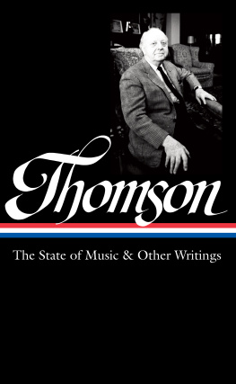 Thomson Virgil Thomson