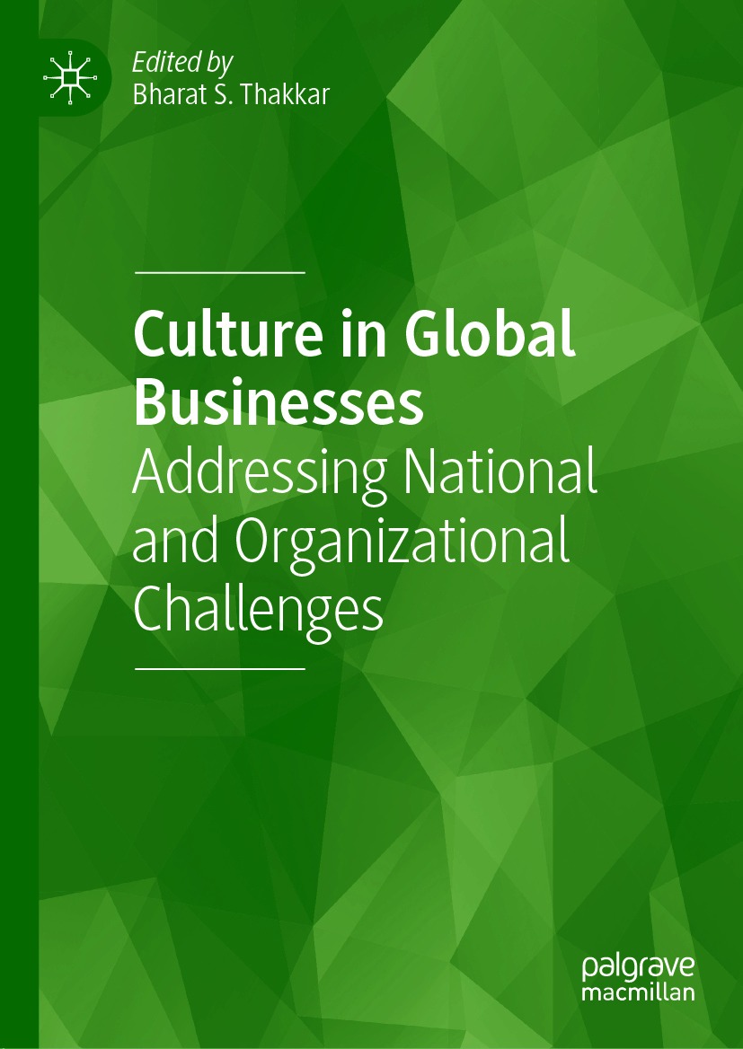 Book cover of Culture in Global Businesses Editor Bharat S Thakkar - photo 1