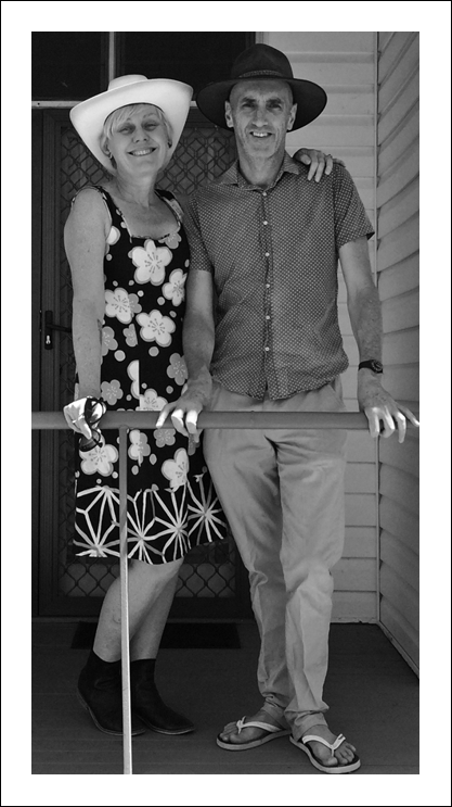 Rebecca and Tony on the front verandah of the Lister family home in Mount Isa - photo 5