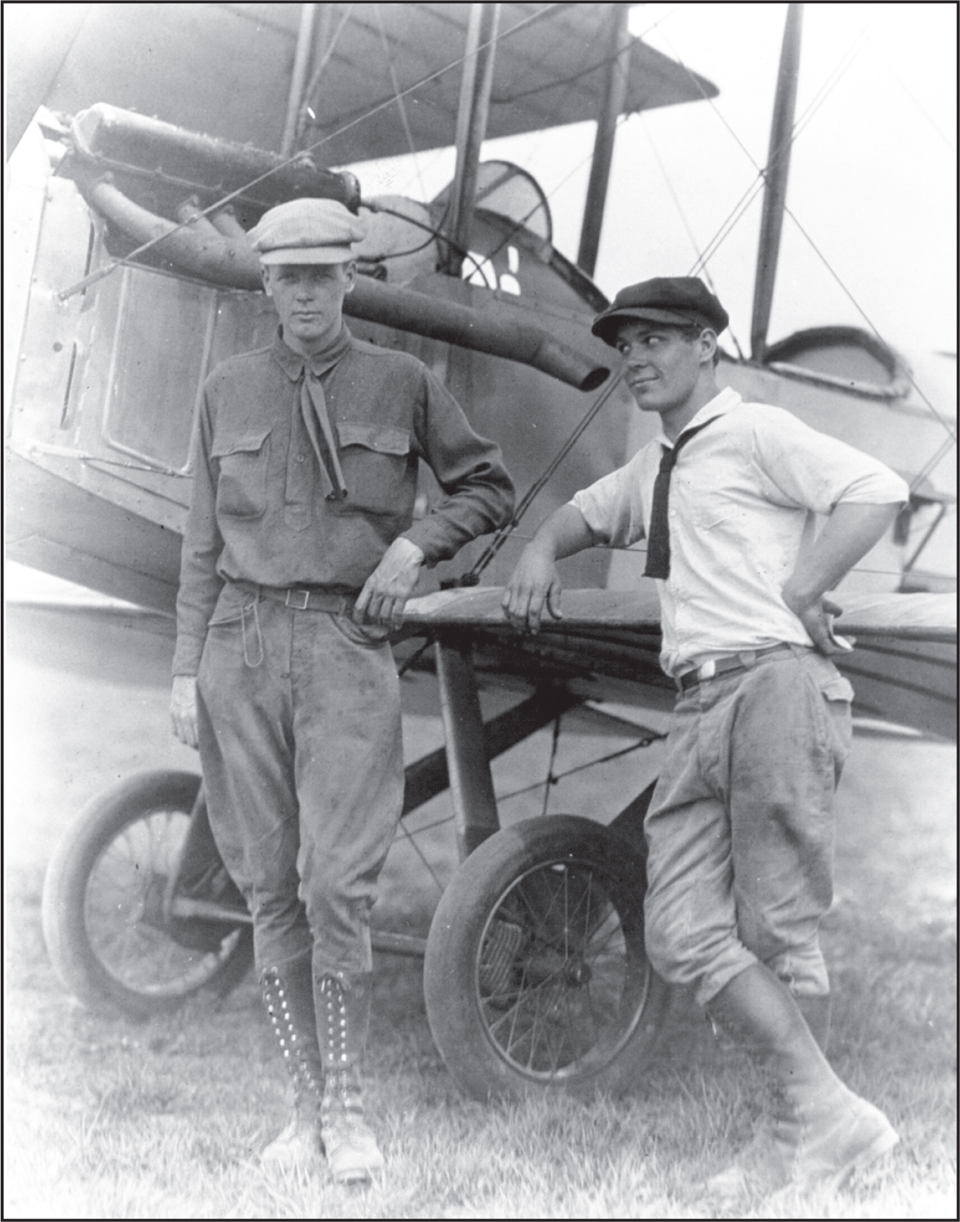 Charles in front of the plane in which he learned to flya Lincoln-Standard - photo 8