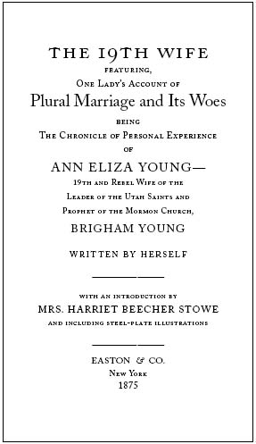 THE 19TH WIFE PREFACE TO THE FIRST EDITION In the one year since I - photo 5