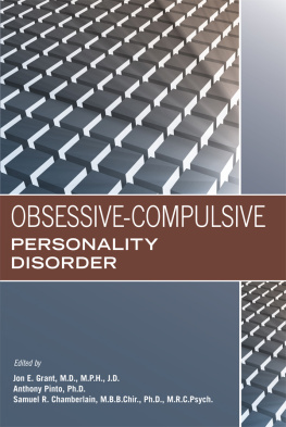 Chamberlain Samuel - Obsessive-compulsive personality disorder