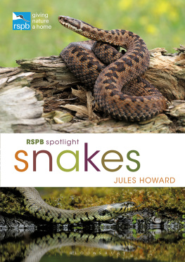 Jules Howard RSPB Spotlight Snakes