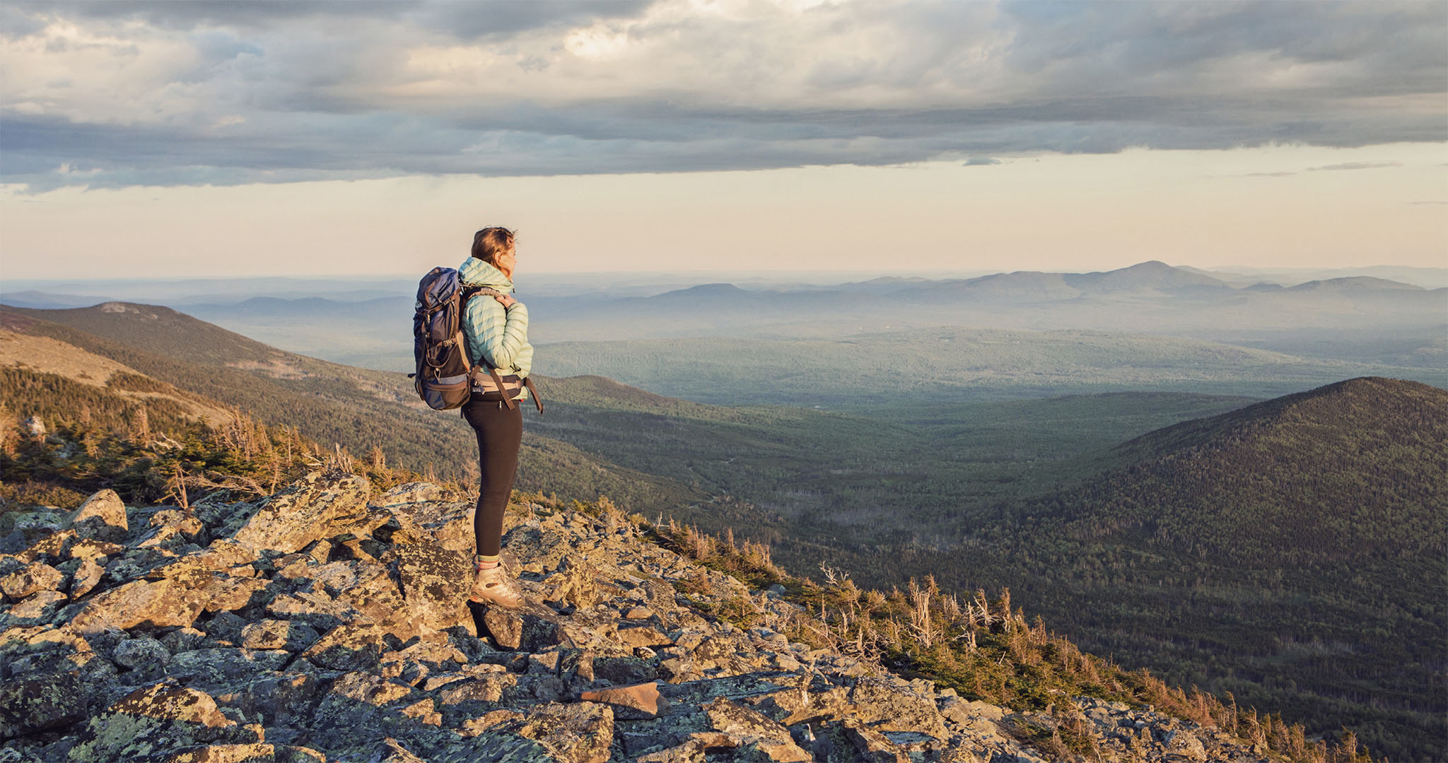 Soaking in the view from Mount Abraham in Maines western mountains Black bears - photo 6