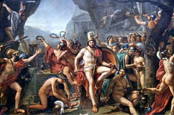 Leonidas at Thermopylae by Jacques-Louis David 1814 The 300 Spartans famous - photo 15