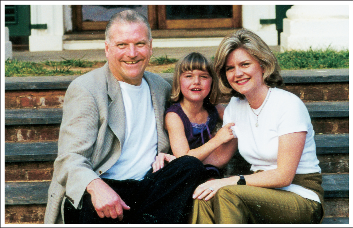 Lucian K Truscott IV with his daughter Lilly and wife Carolyn T HE BOOK - photo 4