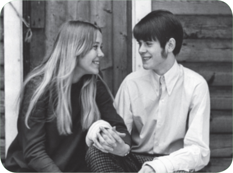 Agnetha and her boyfriend Bjrn Lilja who inspired the song Jag Var S Kr - photo 30