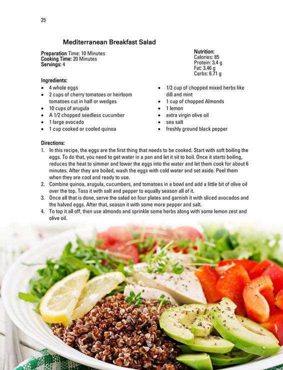 Mediterranean Diet Cookbook for Beginners 201 Easy and delicious affordable mouth watering recipes with pictures Lose weight with an healthy anti-inflammatory lifestyle that can benefit all ages - photo 24