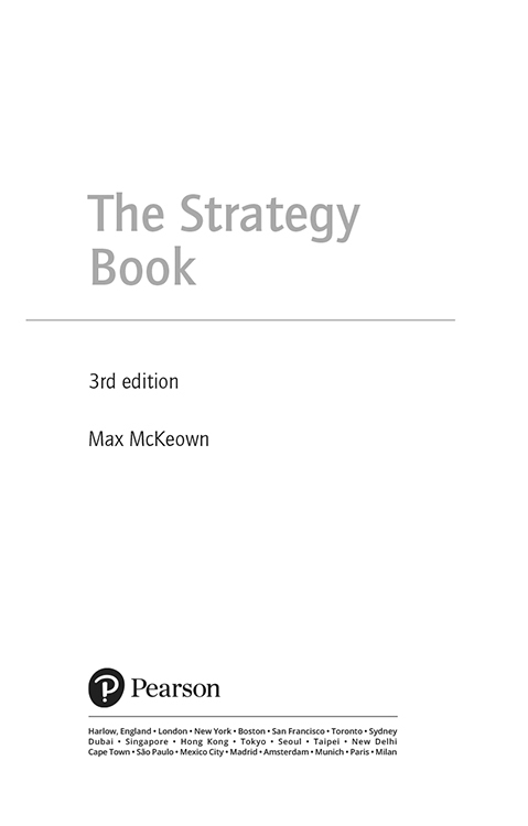 Contents About the author Dr Max McKeown works as a strategy and innovation - photo 1