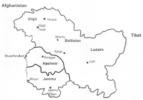 Map of the Princely State of Jammu and Kashmir 1946 INTRODUCTION ALONG THE - photo 2