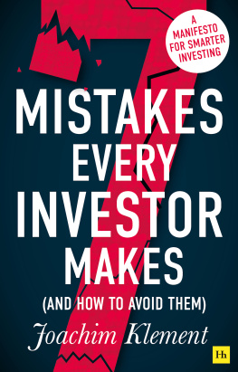 Joachim Klement - 7 Mistakes Every Investor Makes (And How To Avoid Them)