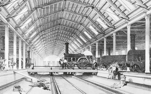 JC Bournes iconic lithograph of the engine house at Swindon in 1846 A - photo 3