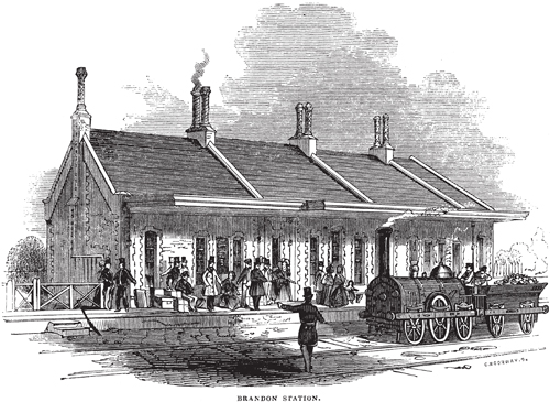 Brandon in 1845 was a small and remote place but important in railway terms as - photo 4