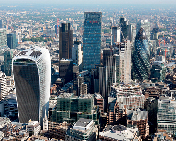 The Citys modern skyscrapers including the Walkie Talkie the Cheesegrater and - photo 4