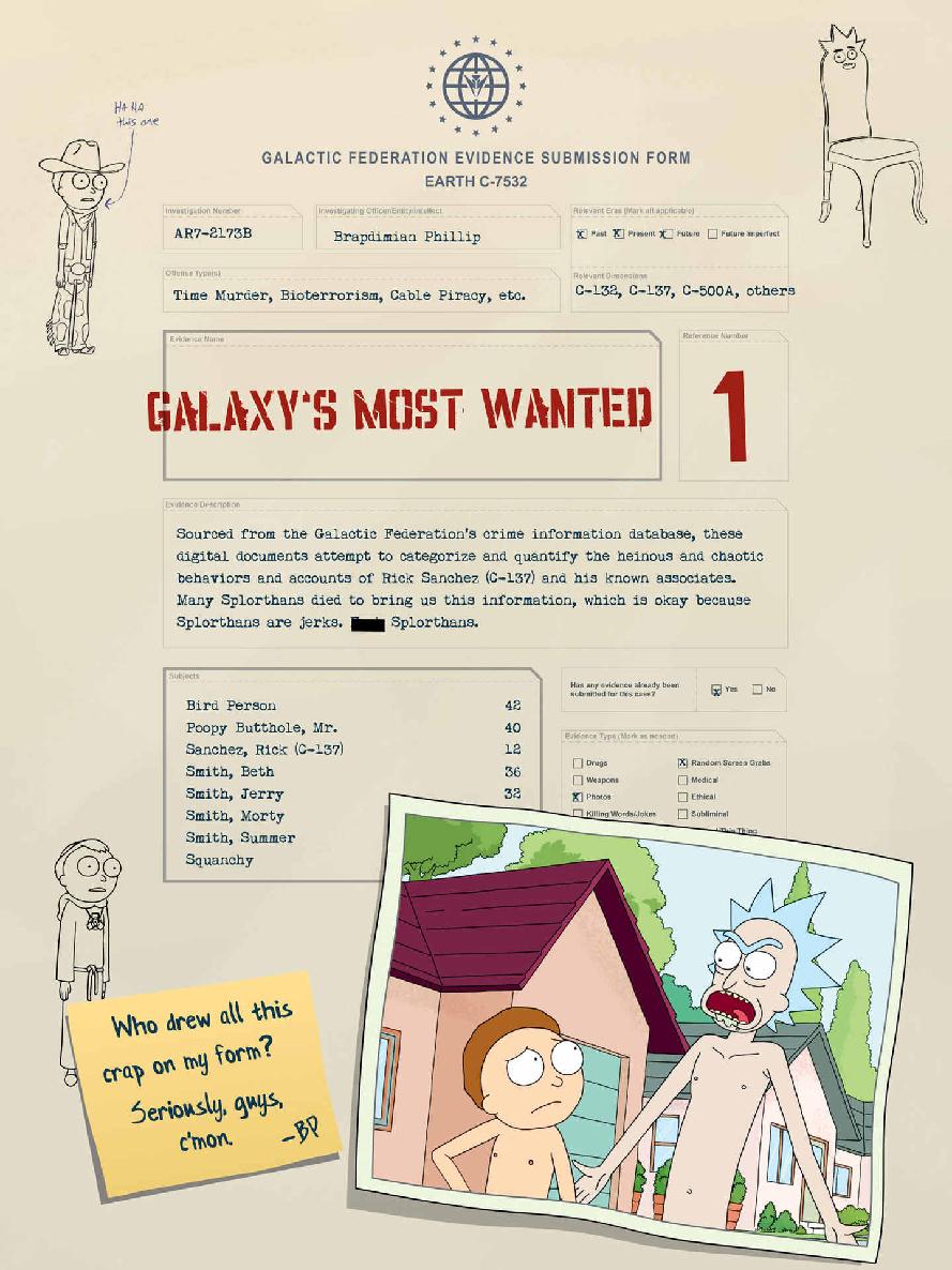 Rick and Morty Character Guide - photo 15