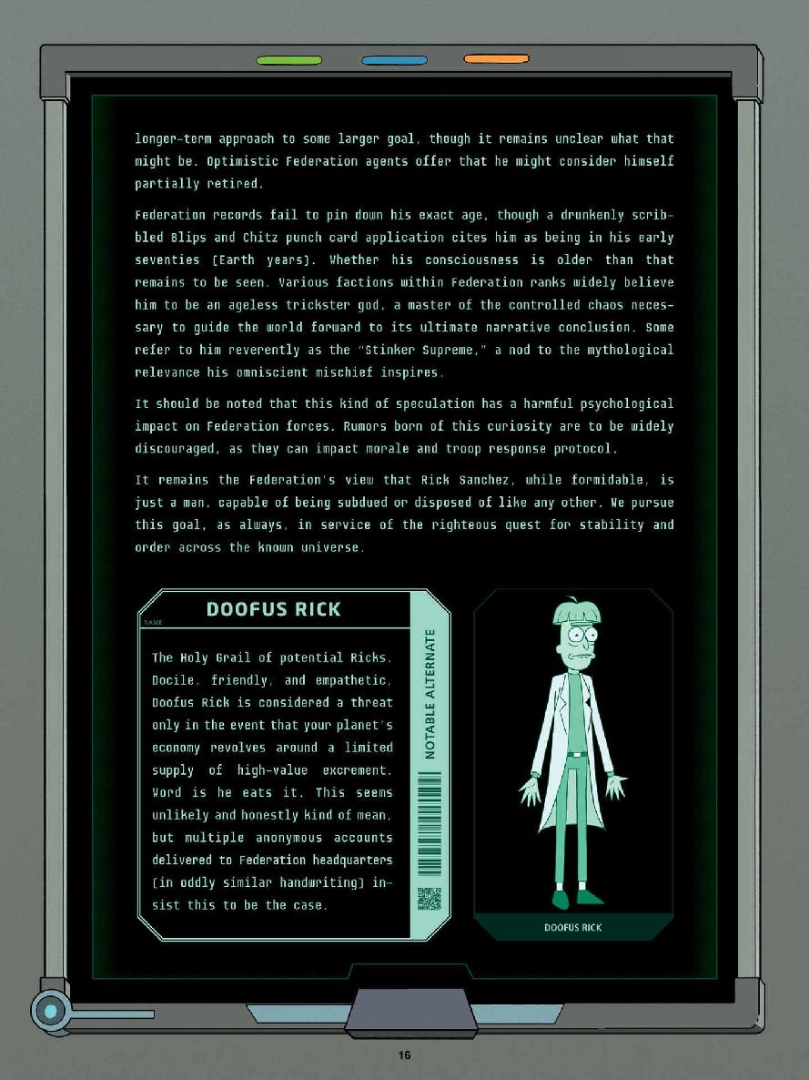 Rick and Morty Character Guide - photo 20