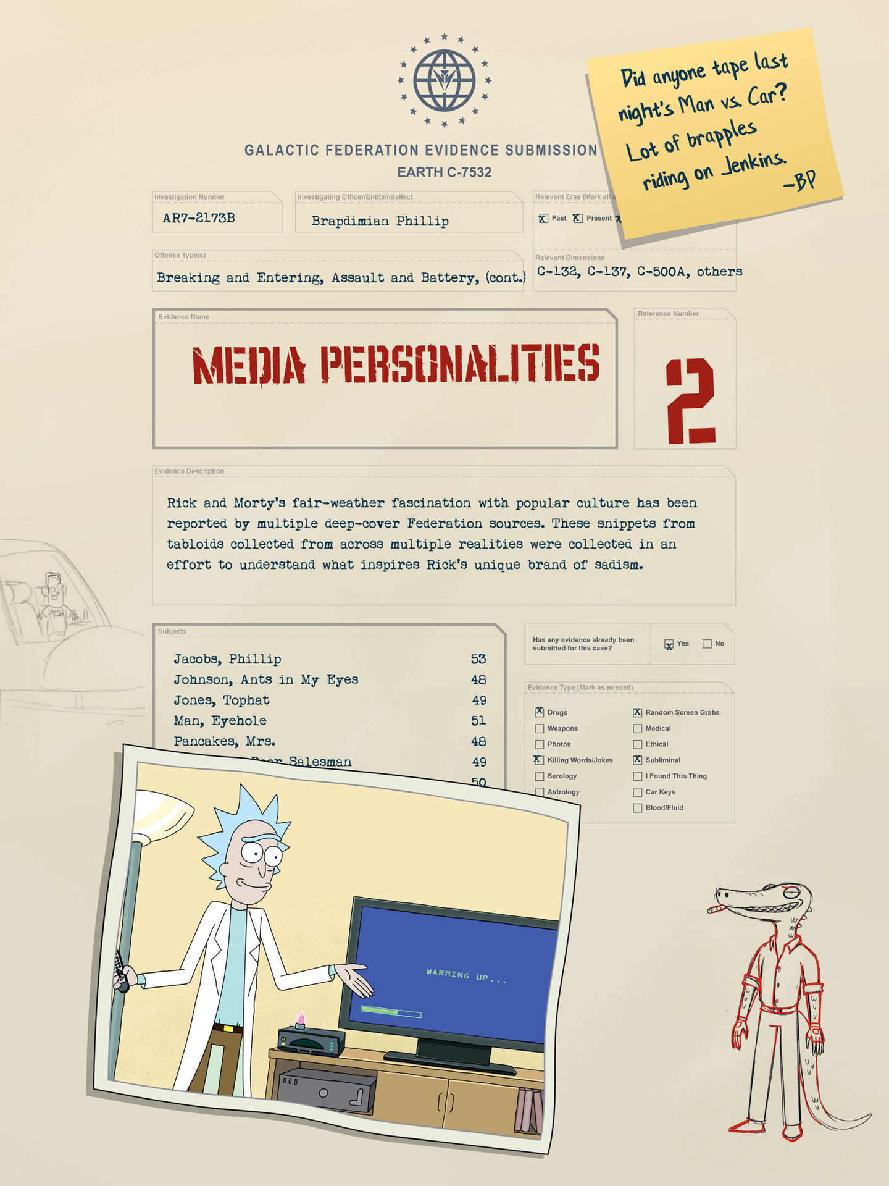 Rick and Morty Character Guide - photo 51