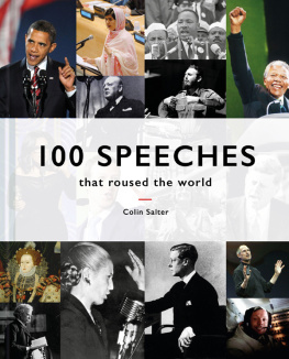 Colin Salter - 100 Speeches that roused the world