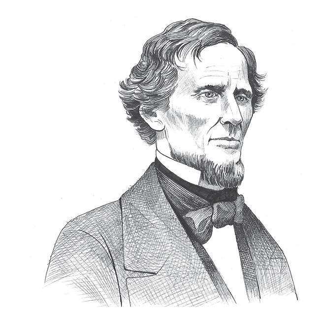 Jefferson Davis was the first and only president of the Confederate States of - photo 13