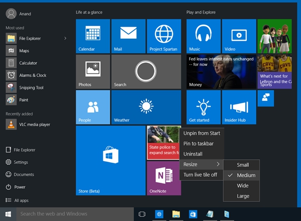 As it is expected Start Menu or simply Start gives you the access to your - photo 8