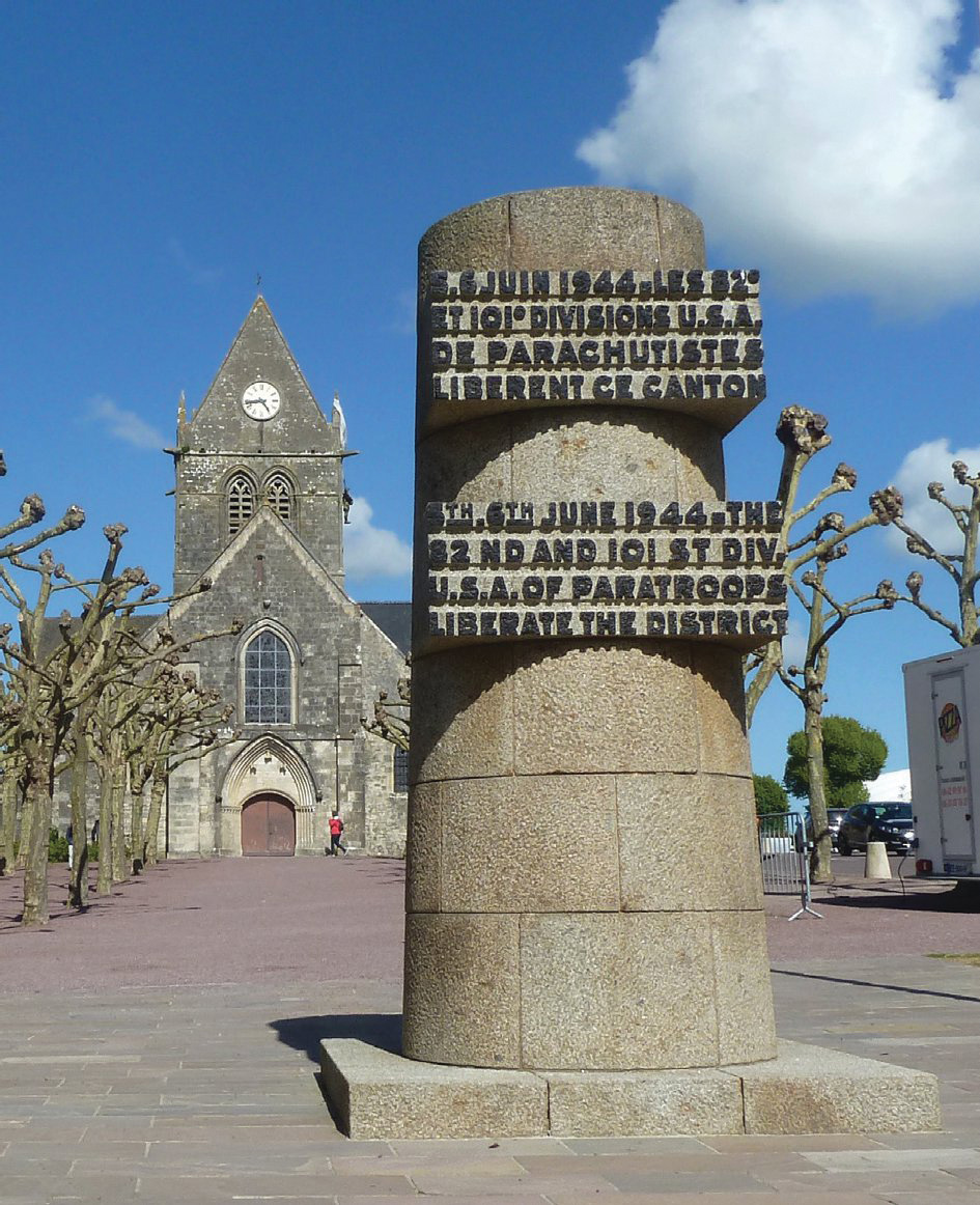 The Sainte-Mre-glise Liberation Monument remembers both the 82nd AB and the - photo 9