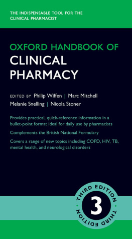 Philip Wiffen Oxford Handbook of Clinical Pharmacy