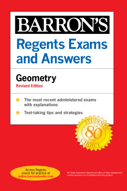 Andre Castagna Regents Exams and Answers Geometry Revised Edition