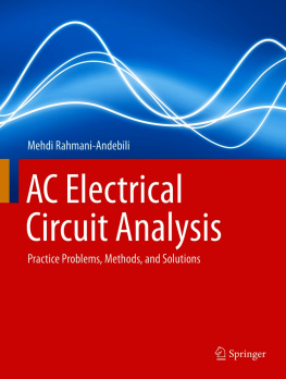 Mehdi Rahmani-Andebili AC Electrical Circuit Analysis: Practice Problems, Methods, and Solutions