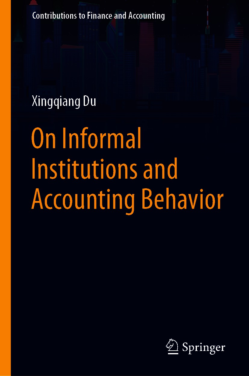 Book cover of On Informal Institutions and Accounting Behavior Contributions - photo 1