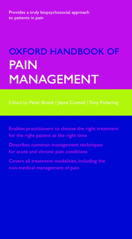 Brook Peter Oxford Handbook of Pain Management