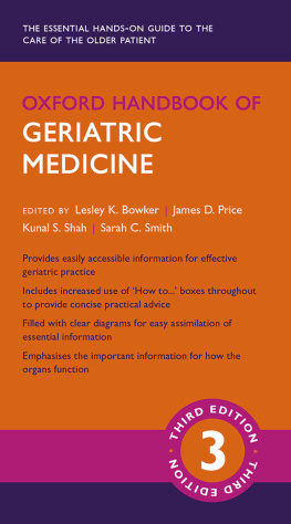 Bowker Lesley K. - Oxford Handbook of Geriatric Medicine