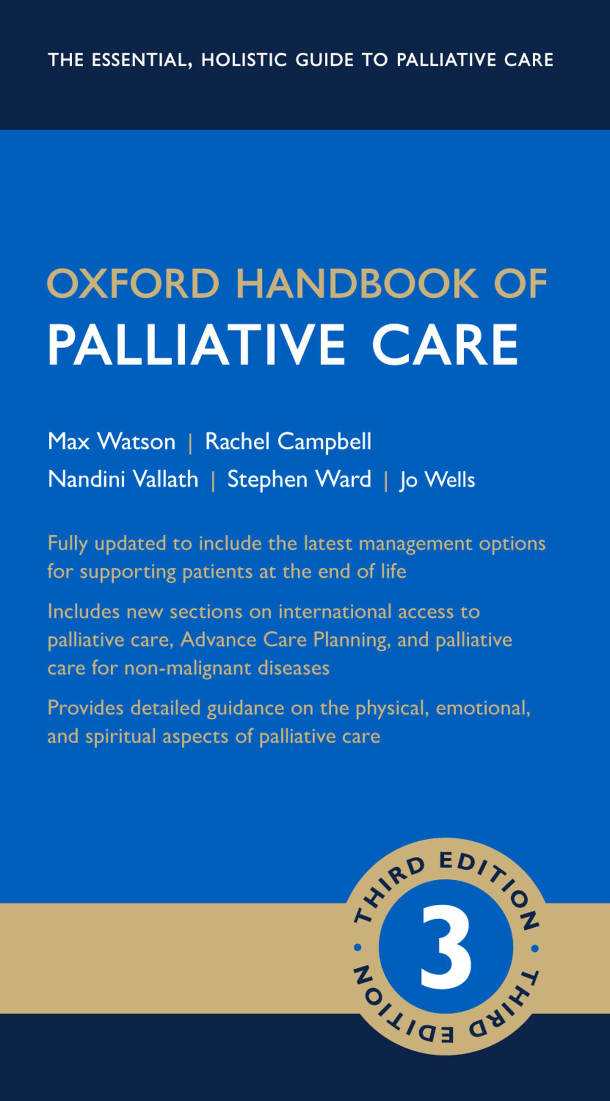 OXFORD MEDICAL PUBLICATIONS Oxford Handbook of Palliative Care Published and - photo 1