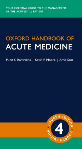 Ramrakha Punit Oxford Handbook of Acute Medicine