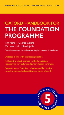 Raine Tim Oxford Handbook for the Foundation Programme