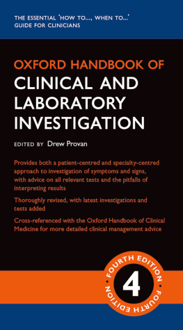 Drew Provan - Oxford Handbook of Clinical and Laboratory Investigation