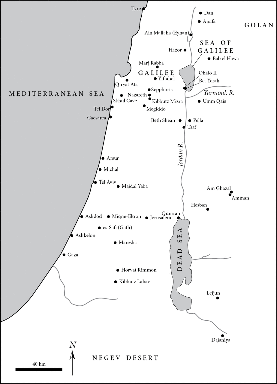 MAP 2 Map of Southern Levant with Sites Mentioned in Text Evolution of a Taboo - photo 5