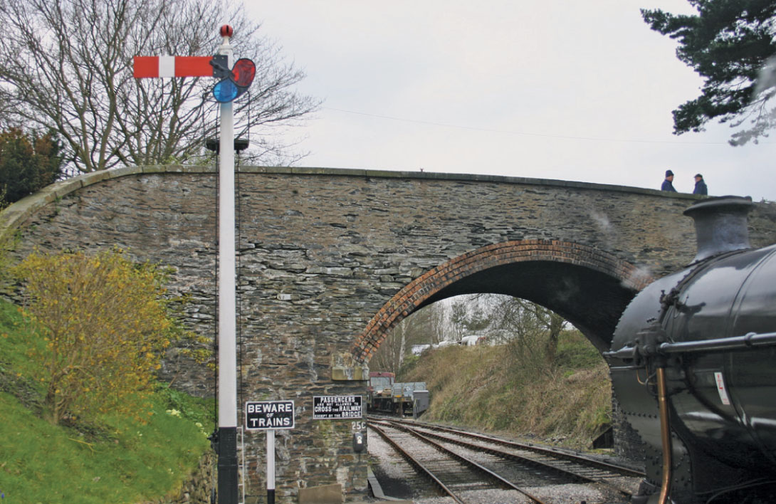 Fig 3 The down platform starter at Carrog Llangollen Railway protecting the - photo 6