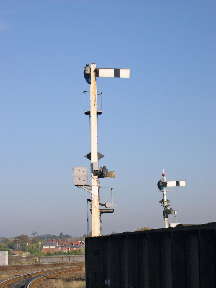 Fig 4 One of the last wooden post GWR signals on Network Rail at Shrewsbury - photo 7