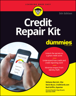 Steve Bucci; Rod Griffin - Credit Repair Kit for Dummies: 5th Edition