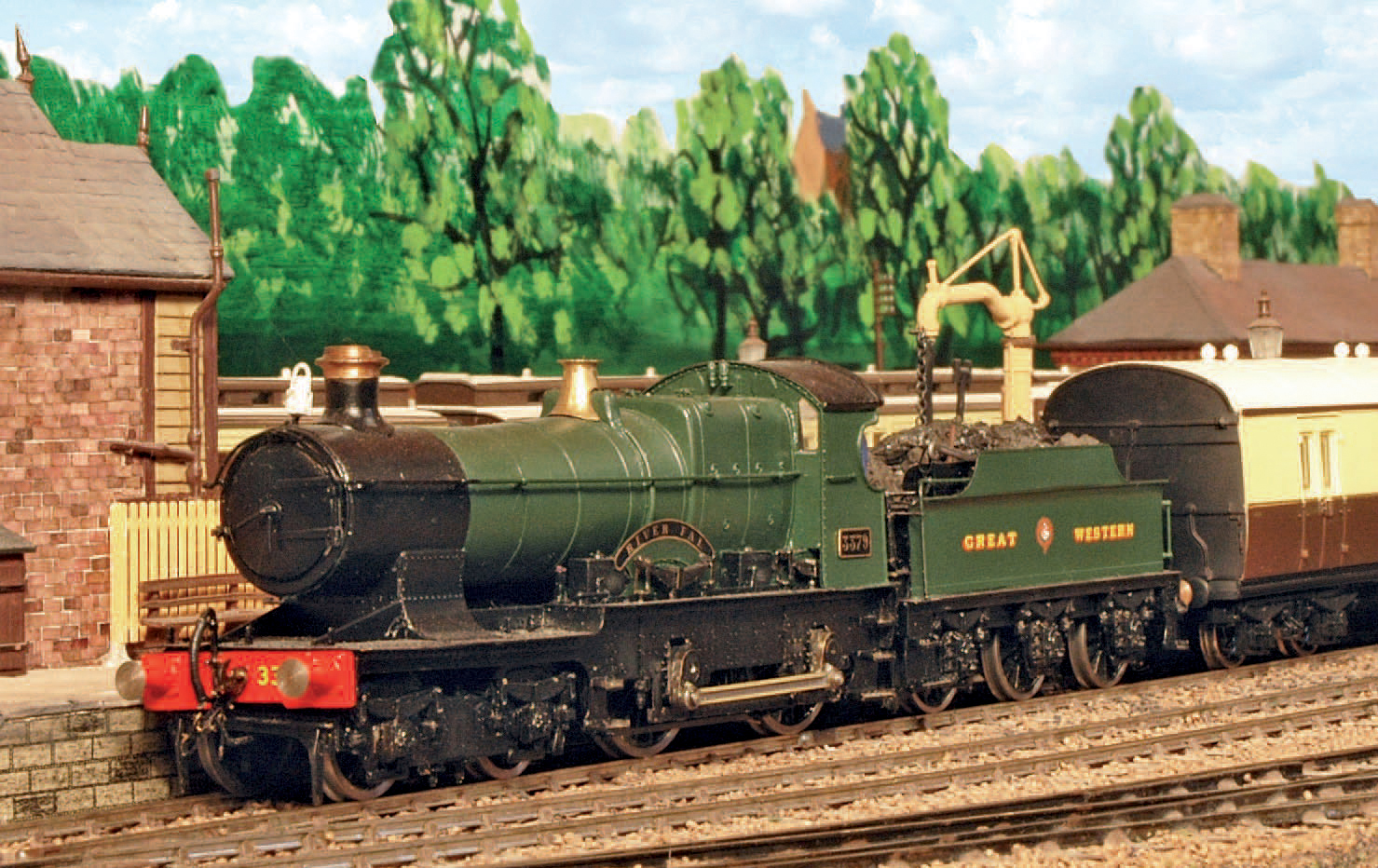 My first commission photographed on the clients layout The loco is a GWR - photo 4