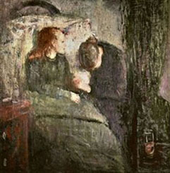 The Sick Child 1896 Oil on canvas 1285 x 1185 cm The emphasis on - photo 6