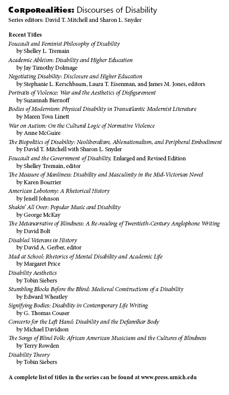 Page iii Academic Ableism Disability and Higher Education Jay Timothy Dolmage - photo 2