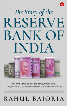 Rahul Bajoria The Story of the Reserve Bank of India